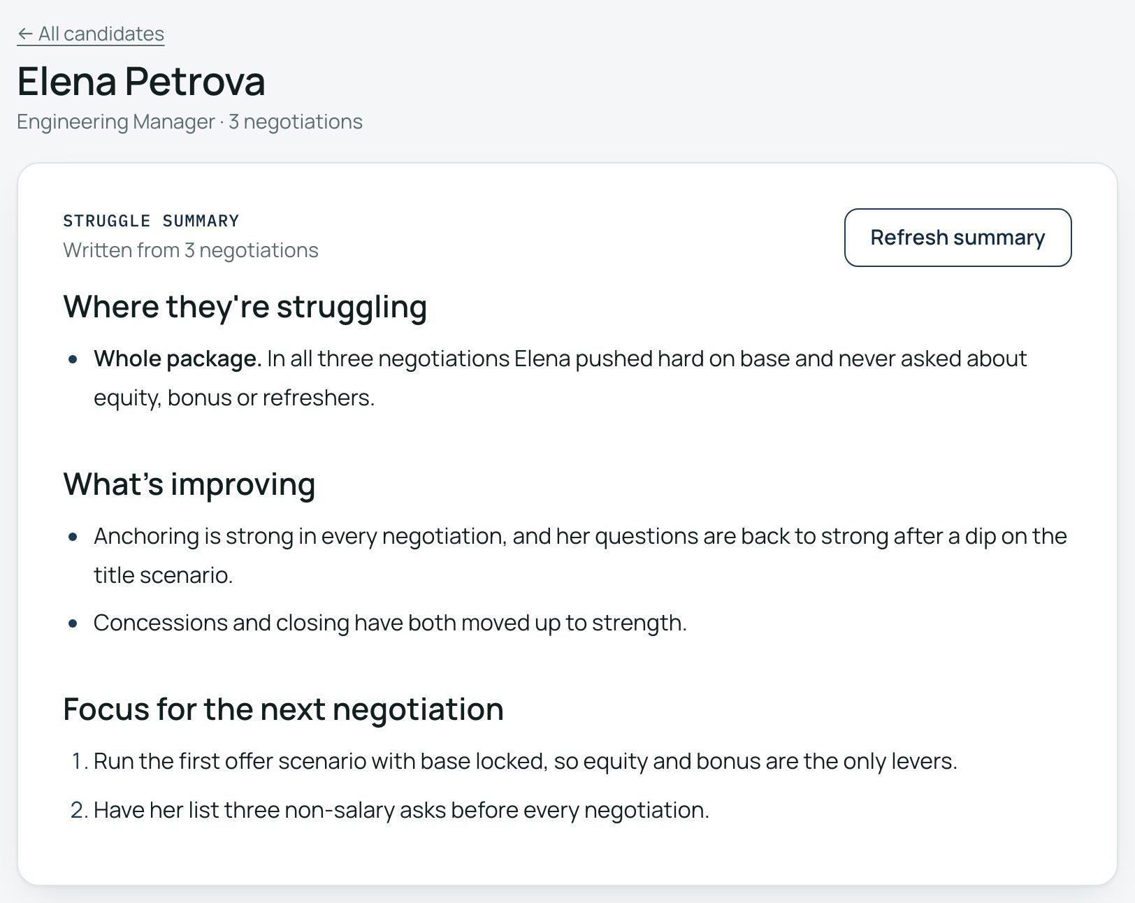 Counteroffer: A struggle summary, written from every negotiation