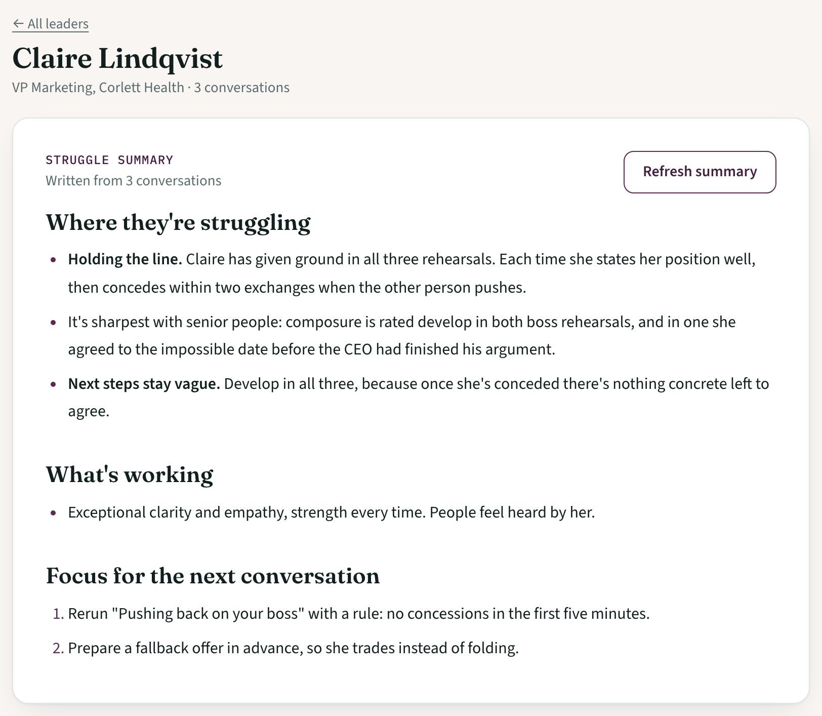 Hard Conversations: A struggle summary, written from every conversation